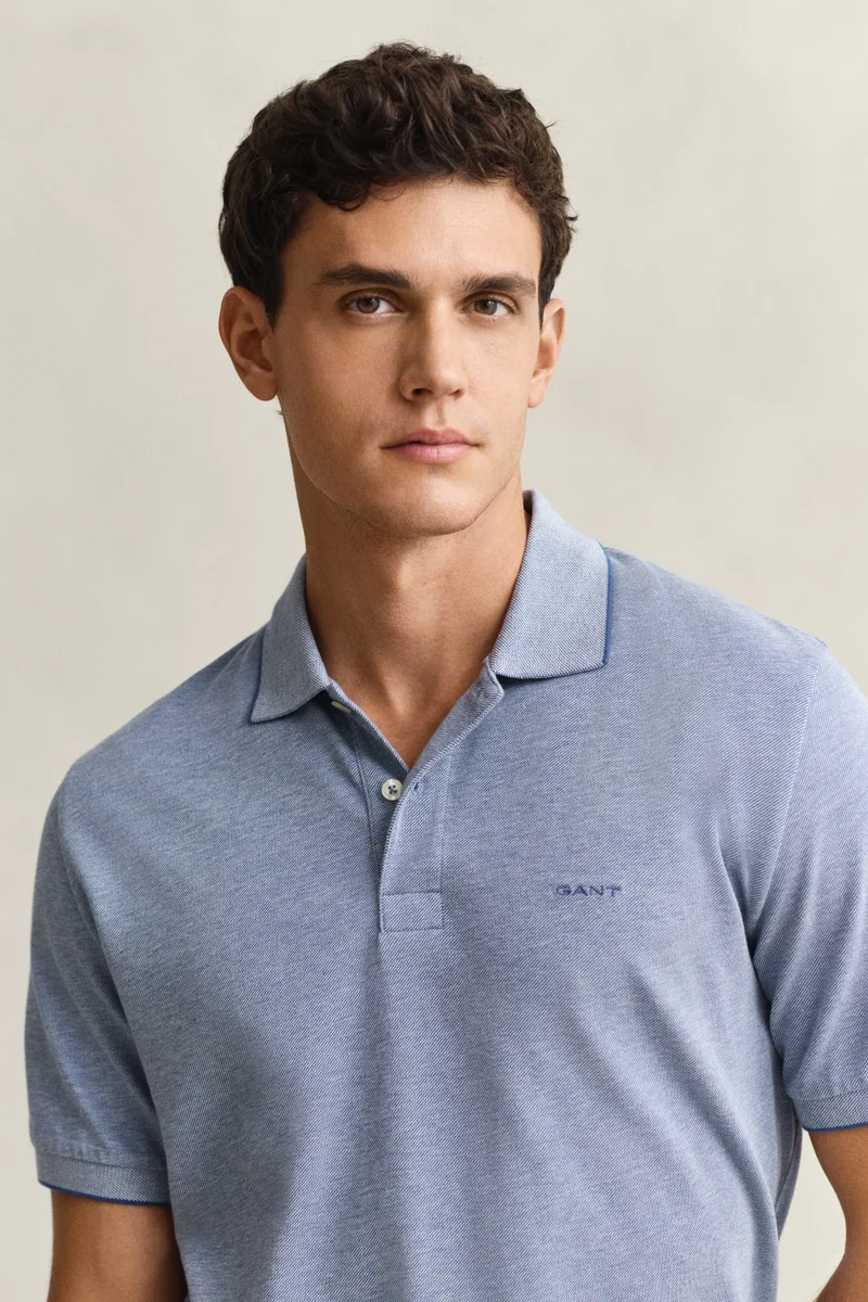 GANT Two Tone Short SleevePolo